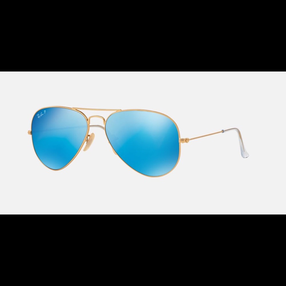 Ray Ban aviators - Polarized with blue lens